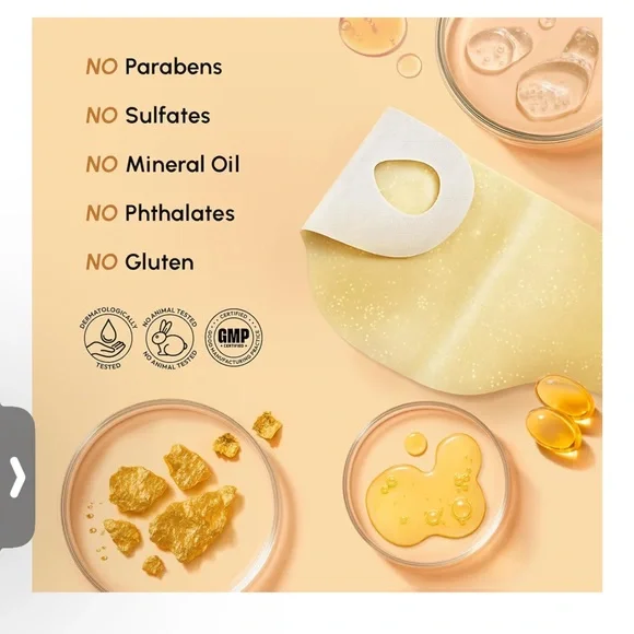 BEST SELLER 24K Gold & Collagen Chin Lifting Mask NWT NIB - Picture 10 of 13